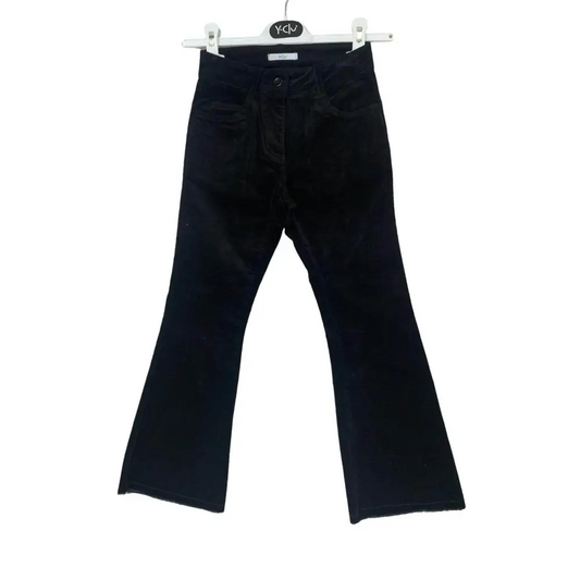 Pantalone velluto nero per Ragazza da 8anni a 16anni Y-Clu YFJF24P261 - OOPS by BabyBimbo 0-16