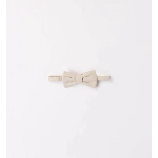 Papillon per bambino sarabanda beige elegante in tessuto con chiusura regolabile