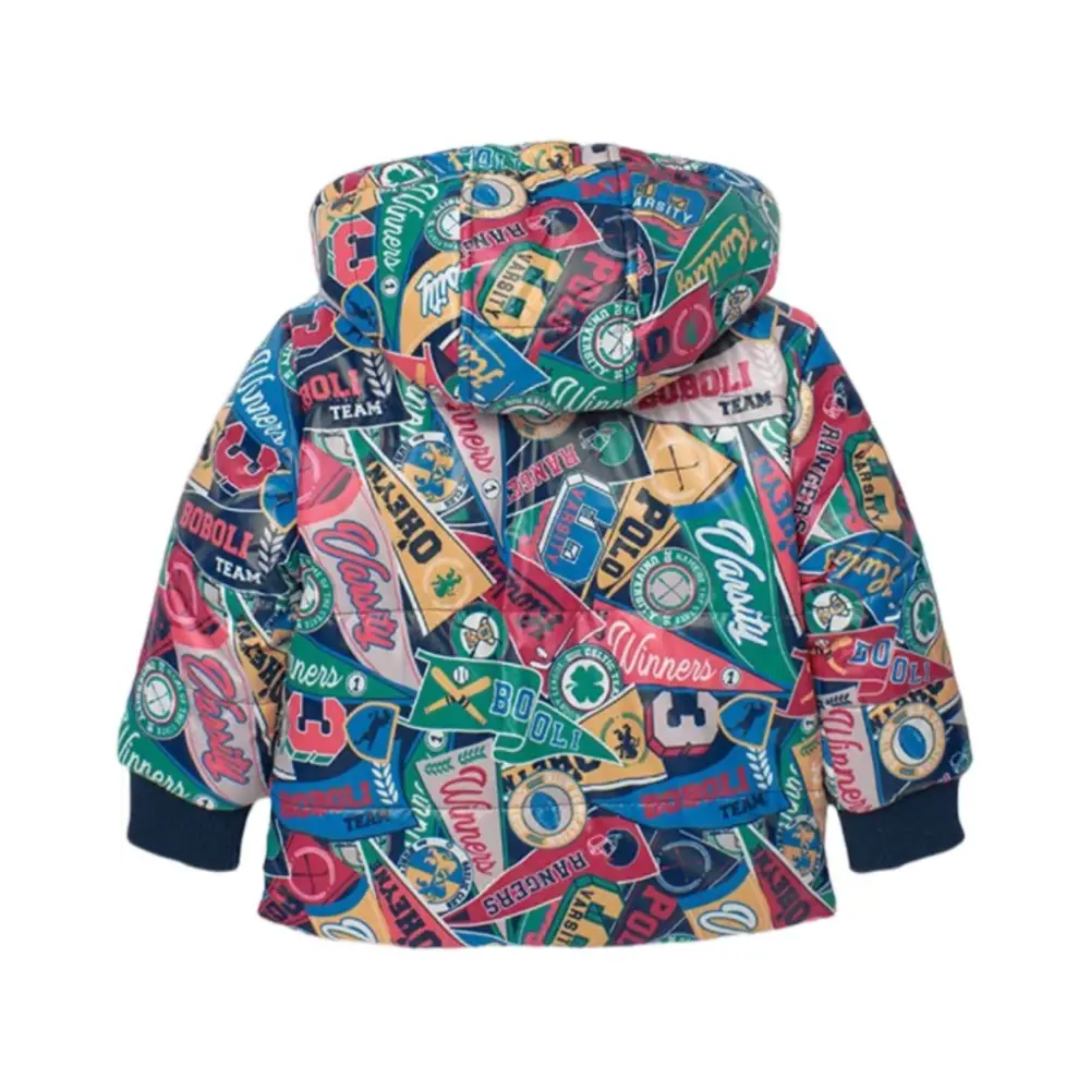 Parka reversibile stampata per Bambino da 12mesi a 8anni Boboli 309169 - OOPS by BabyBimbo 0-16