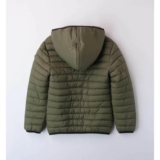 Piumino 100 grammi colore verde per ragazzo da 8 a 16 anni Sarabanda 0A450 4951 - OOPS by BabyBimbo 0-16