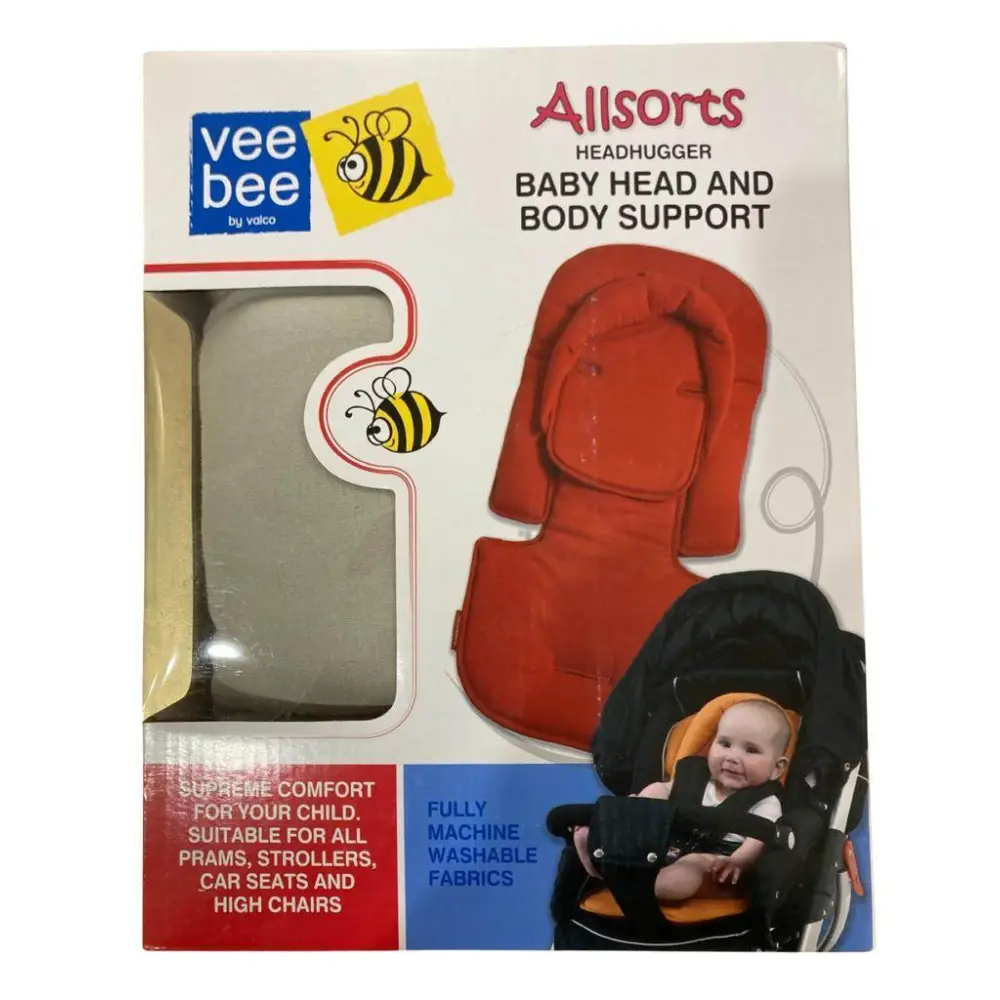 Riduttore morbido per ovetto, carrozzina, passeggino e seggiolone auto colore nero/beige VEE BEE Baby - OOPS by BabyBimbo 0-16