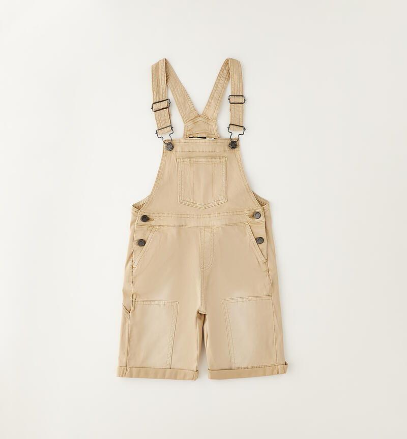 S.Oliver Salopette Lunga Unisex Per Bambini – Denim Elasticizzato Morbido Con Spalline Regolabili E Stampa