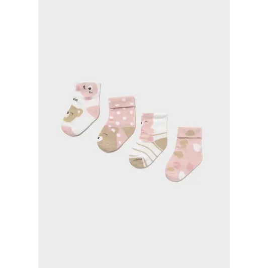 Set 4 calzini neonata 0-18mesi Mayoral 9867 - OOPS by BabyBimbo 0-16