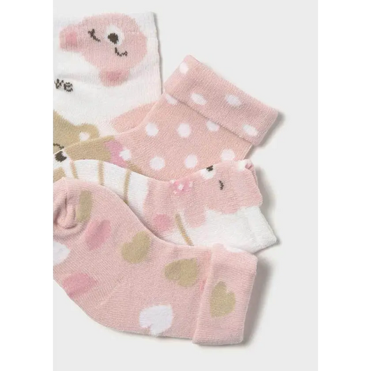 Set 4 calzini neonata 0-18mesi Mayoral 9867 - OOPS by BabyBimbo 0-16