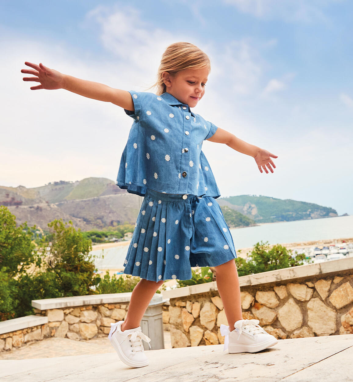 Shorts bambina 100% cotone Sarabanda