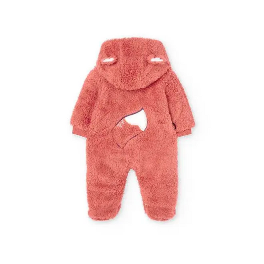 Simpatica Tutina pelo con cappuccio per neonati 0-12mesi Boboli 117010 - OOPS by BabyBimbo 0-16