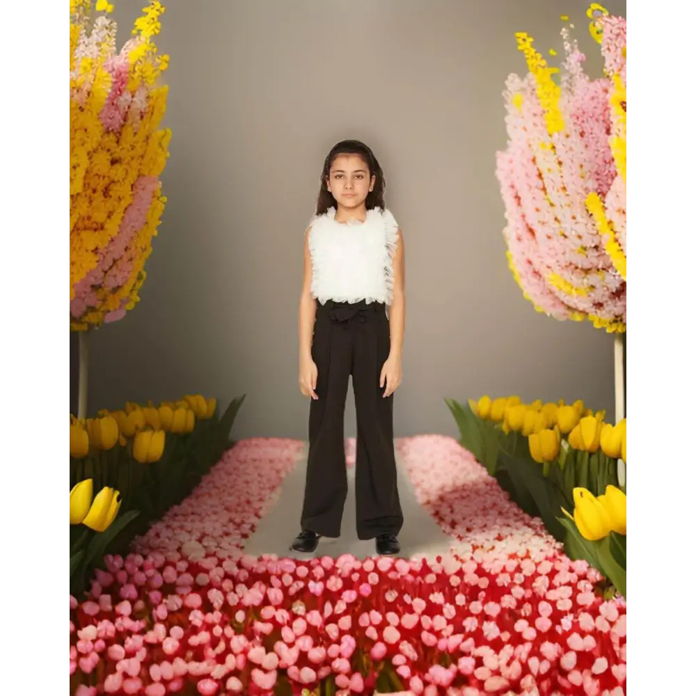 Top Body elegante tulle ragazza da 8 a 16 anni Y-Clù Y21043 - OOPS by BabyBimbo 0-16