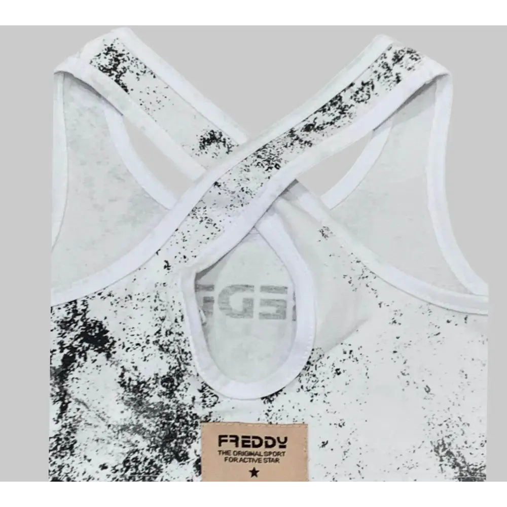 TOP SPORTIVO BIANCO/NERO FREDDY FR1927 - OOPS by BabyBimbo 0-16