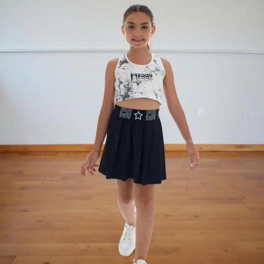 TOP SPORTIVO BIANCO/NERO FREDDY FR1927 - Maglietta