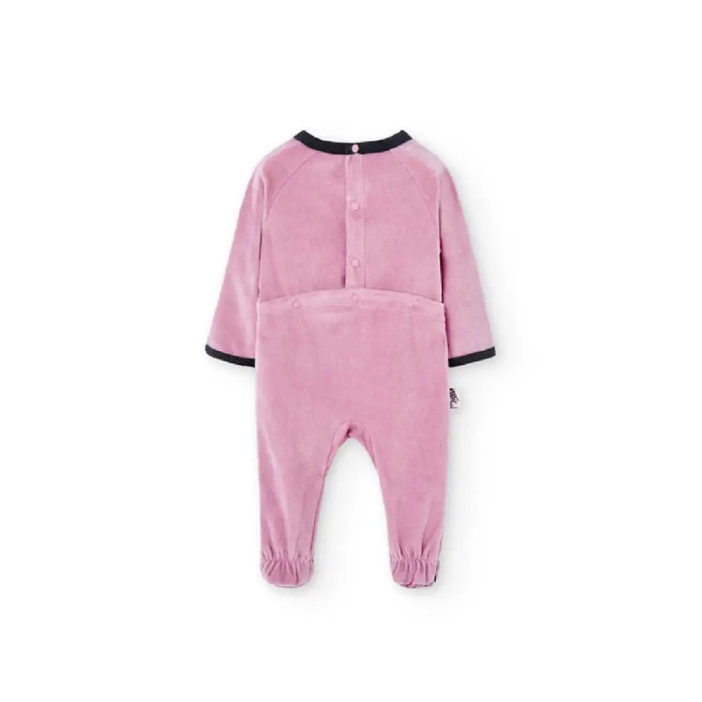 Tutina ciniglia neonata rosa 3-9 mesi Boboli 107086 - OOPS by BabyBimbo 0-16