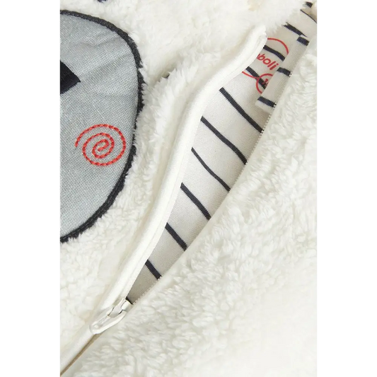 Tutina di pelliccia per neonati in bianco con stampa Boboli 149004 - OOPS by BabyBimbo 0-16