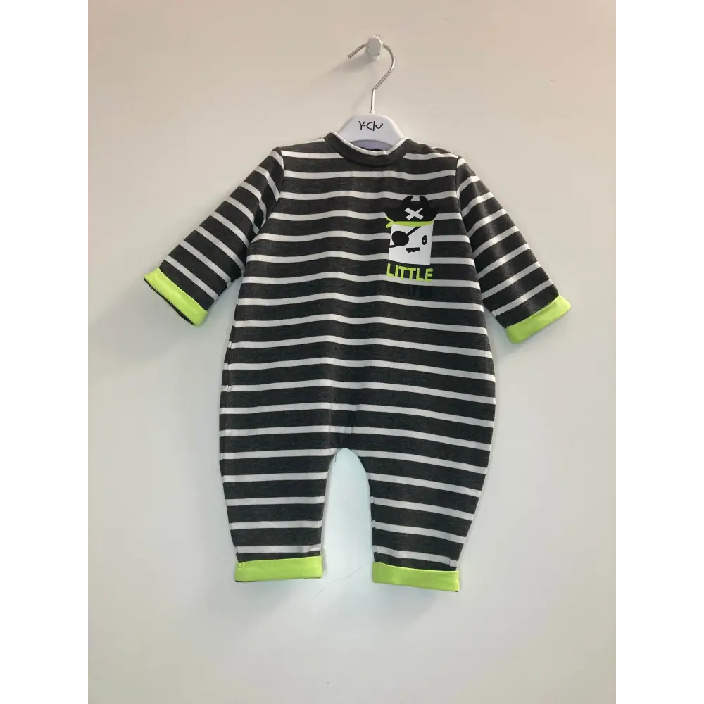 Tutina rigata invernale per Bimbo 1mese Y-Clù BYN7657 - OOPS by BabyBimbo 0-16