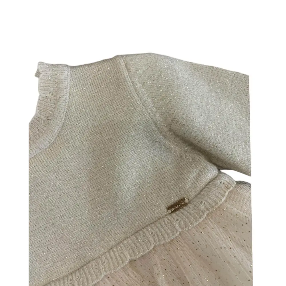 Vestito combined tricot e tulle neonata 0-18mesi Mayoral 0258-47 - OOPS by BabyBimbo 0-16