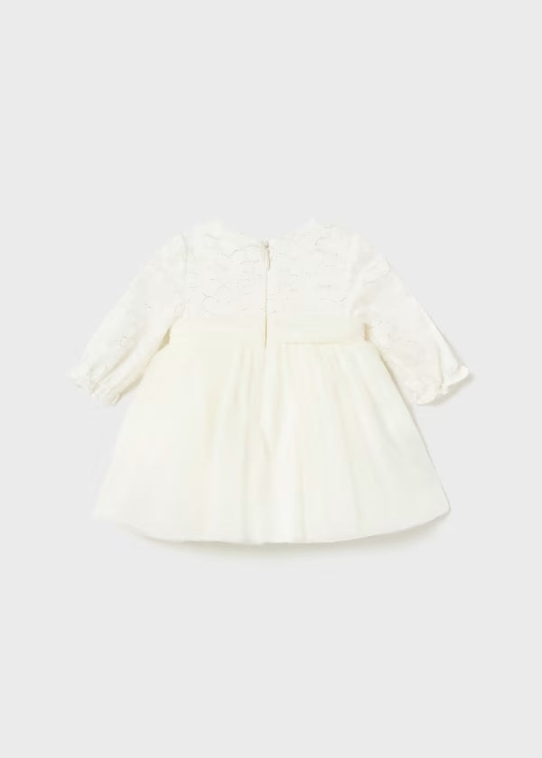 vestito , Vestito tulle ricamo neonata neonata 0-18mesi Mayoral 02855-24 - BabyBimbo 0-16, abbigliamento bambini