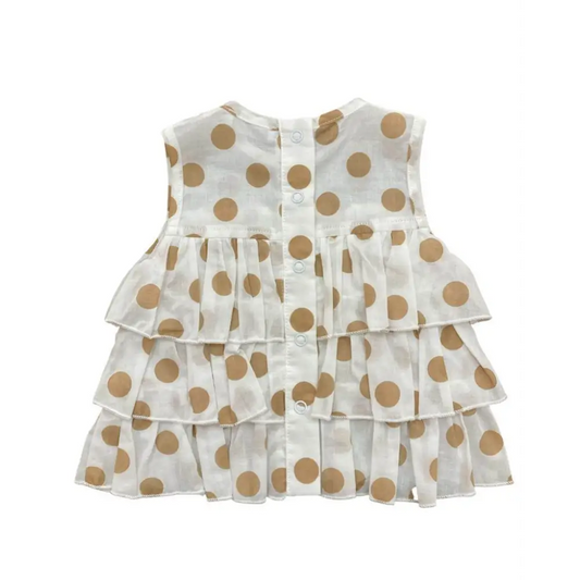 Camicia per neonata Pois Y-Clu YN9793 - OOPS by BabyBimbo 0-16