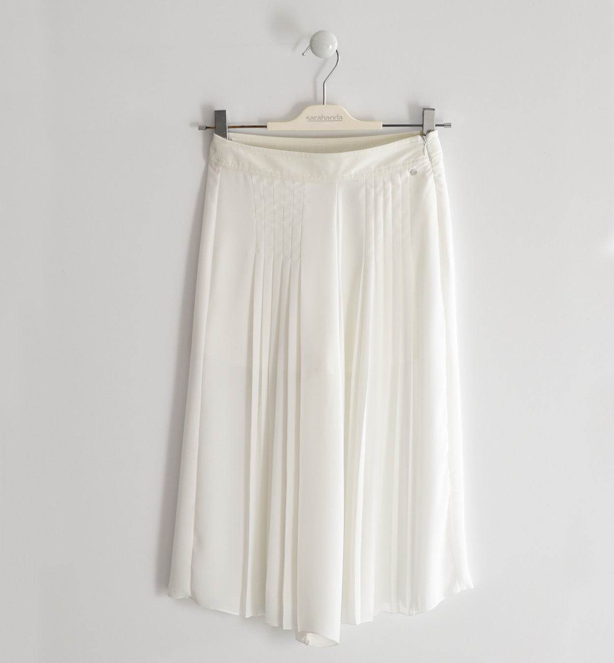 pantalone , Pantalone modello palazzo plissettato per Bimba Sarabanda 0j414 - BabyBimbo 0-16, abbigliamento bambini