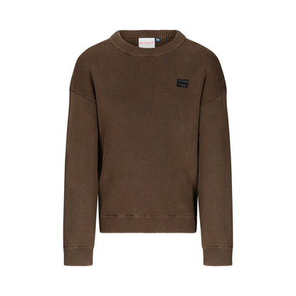 Maglione Ragazzo Retour Cioccolato Relaxed Fit – Lavaggio Vintage