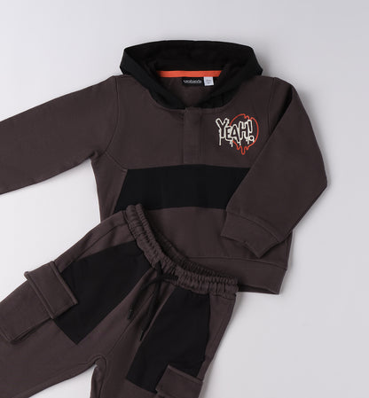 Completo tuta bambino con cappuccio