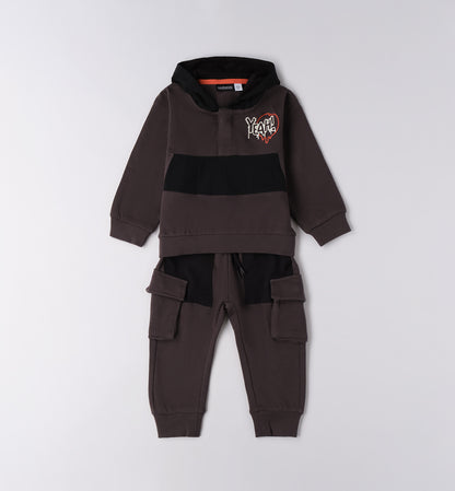 Completo tuta bambino con cappuccio
