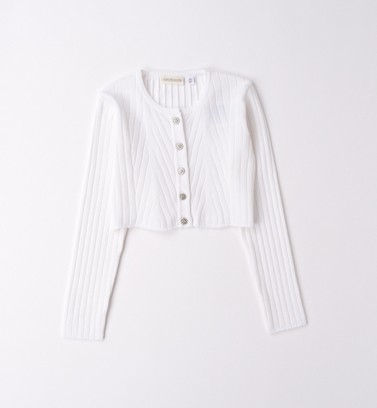 Cardigan bianco bambina – Comfort e stile - OOPS by BabyBimbo 0-16