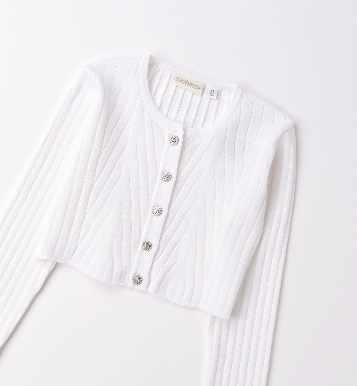 Cardigan bianco bambina – Comfort e stile - OOPS by BabyBimbo 0-16