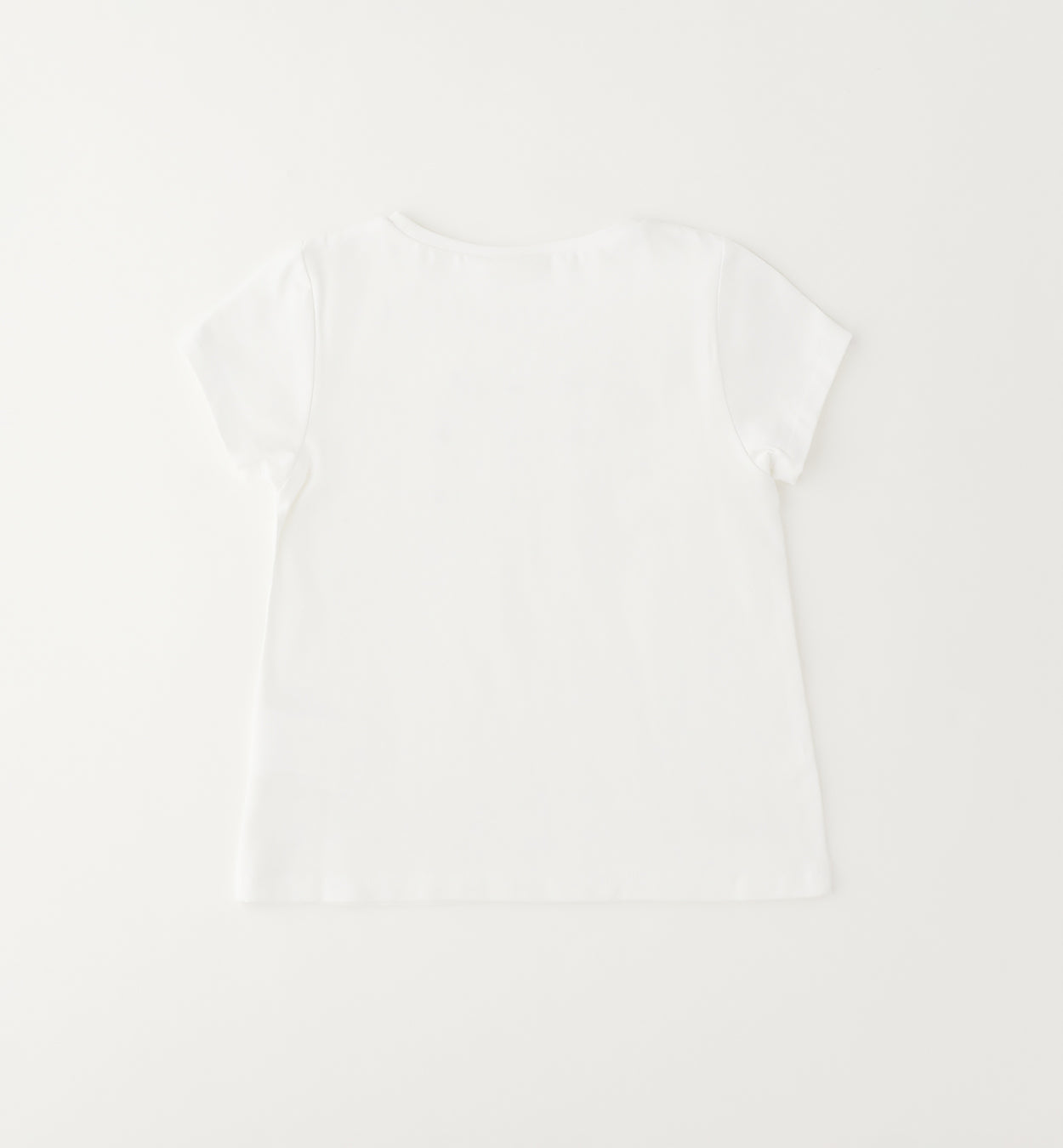 T-shirt bianca con fiori