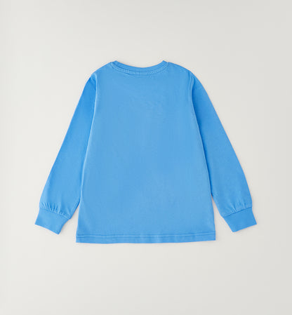 Maglietta Bambino Sarabanda Azzurra con Stampa – T-Shirt Scuola