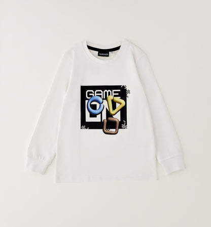 Maglietta Bambino Sarabanda  con Stampa – T-Shirt Scuola