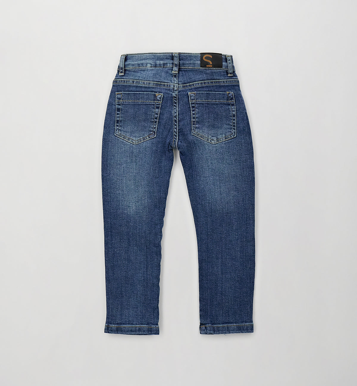 Jeans Bambino Sarabanda Denim Scuro Slavato Regular Fit – Stretch