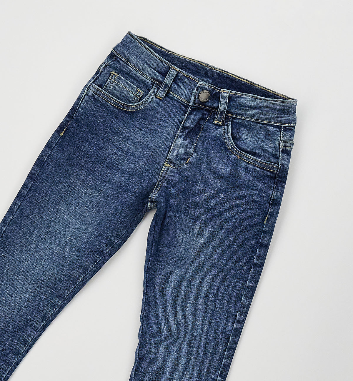 Jeans Bambino Sarabanda Denim Scuro Slavato Regular Fit – Stretch
