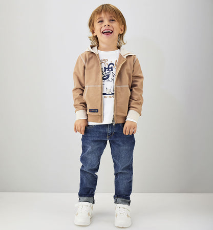 Jeans Bambino Sarabanda Denim Scuro Slavato Regular Fit – Stretch