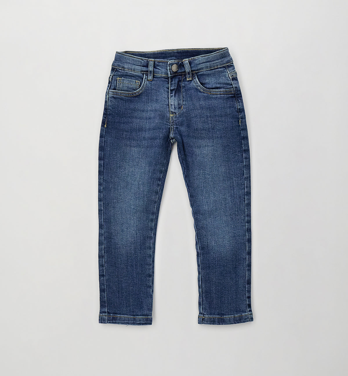 Jeans Bambino Sarabanda Denim Scuro Slavato Regular Fit – Stretch