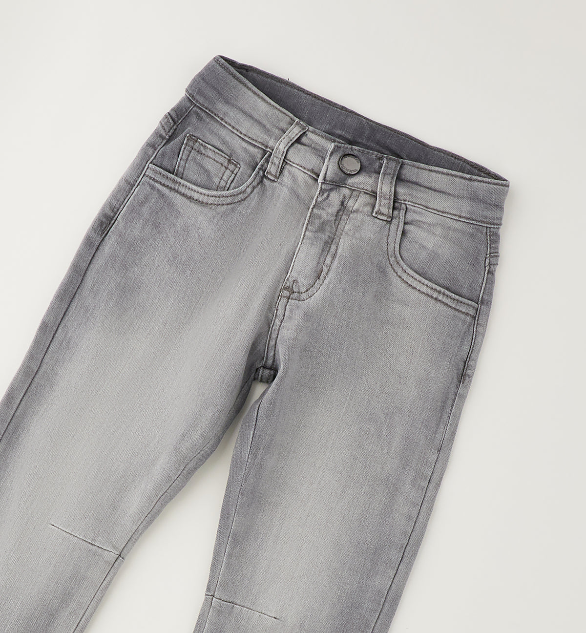 Jeans Bambino Sarabanda Grigio Chiaro Loose Fit Stretch – Vita Regolabile