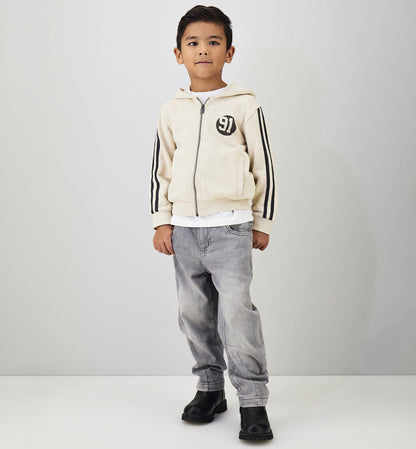 Jeans Bambino Sarabanda Grigio Chiaro Loose Fit Stretch – Vita Regolabile