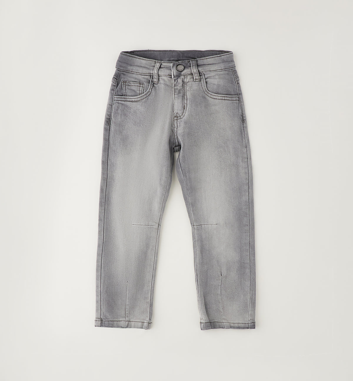 Jeans Bambino Sarabanda Grigio Chiaro Loose Fit Stretch – Vita Regolabile