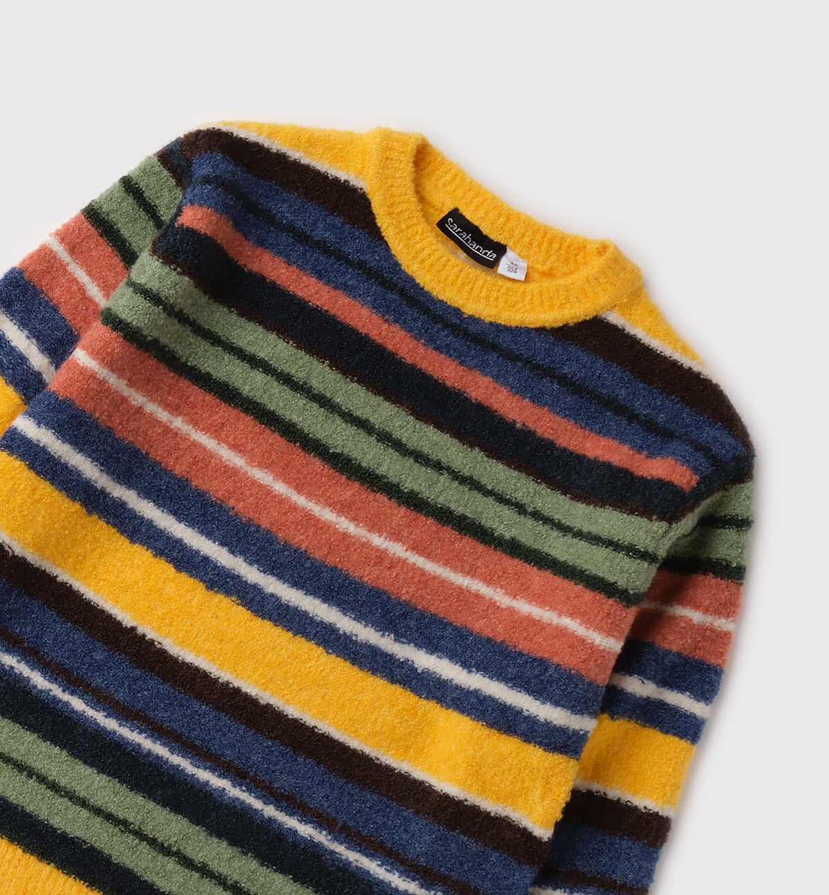 Maglione Bambino Sarabanda Rigato Colorato – Girocollo Morbido