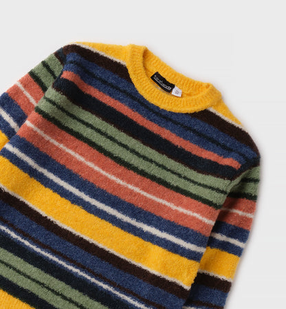 Maglione Bambino Sarabanda Rigato Colorato – Girocollo Morbido