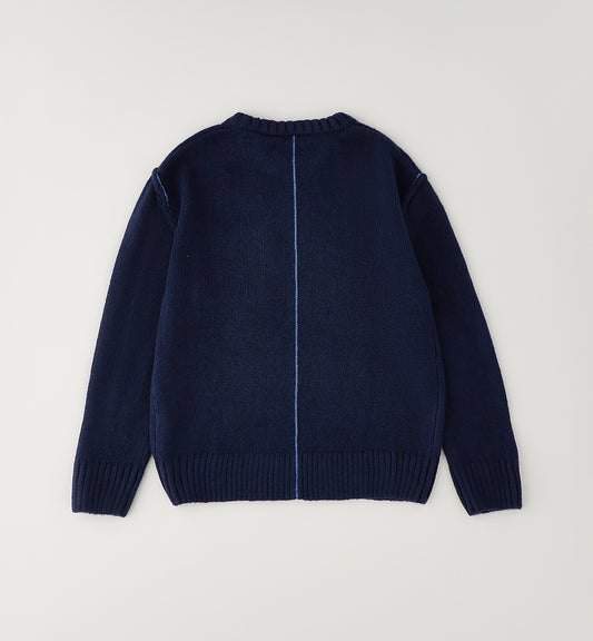 Maglione Bambino Sarabanda Blu Girocollo – Classico e Moderno