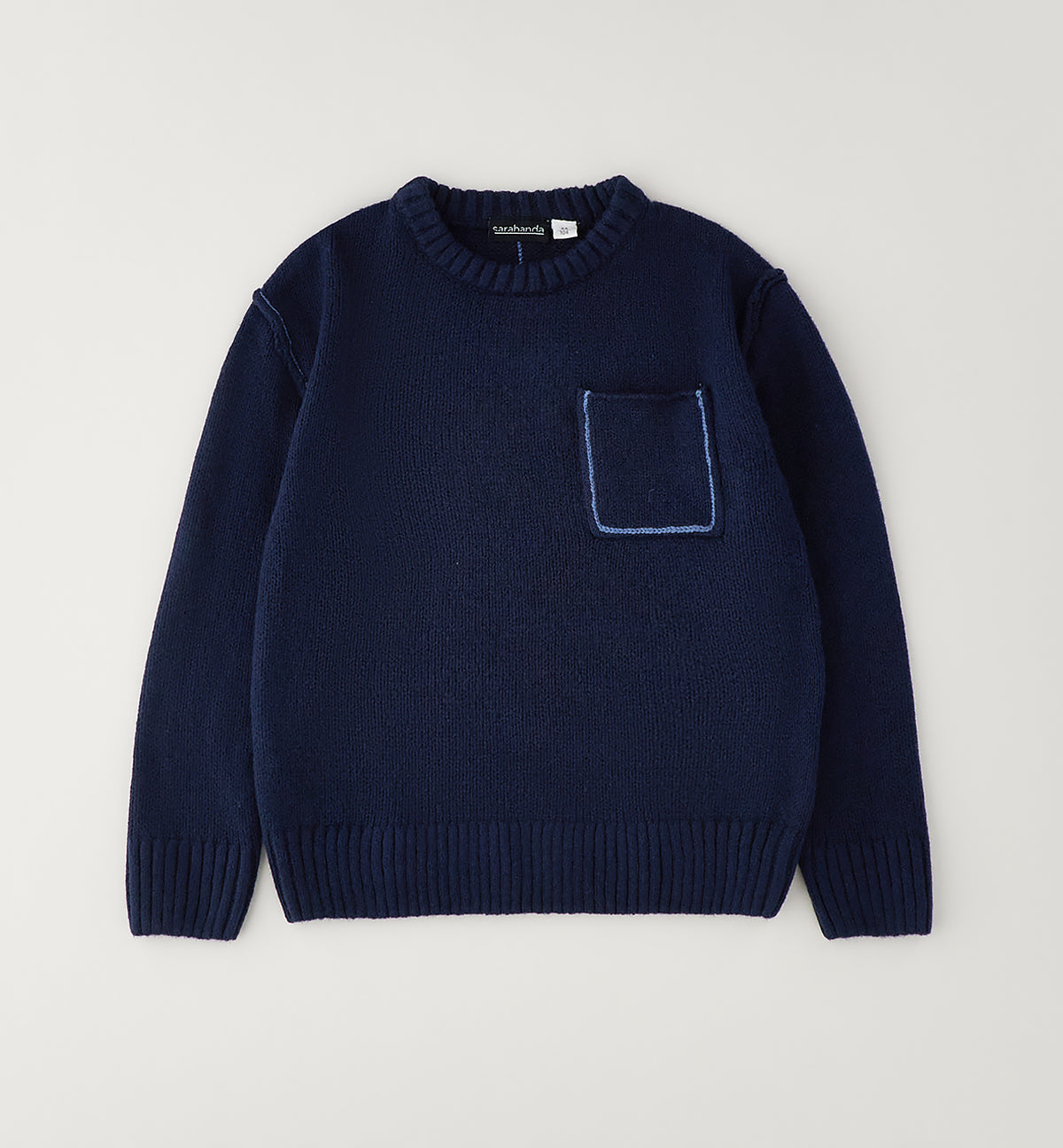 Maglione Bambino Sarabanda Blu Girocollo – Classico e Moderno