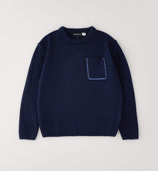 Maglione Bambino Sarabanda Blu Girocollo – Classico e Moderno