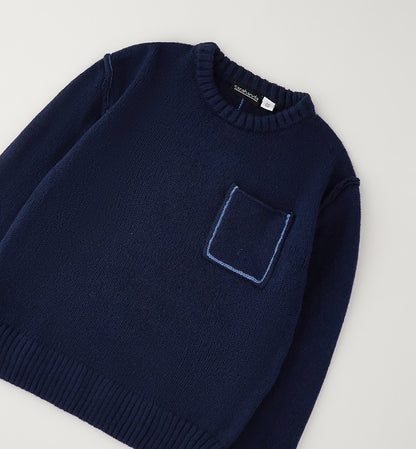 Maglione Bambino Sarabanda Blu Girocollo – Classico e Moderno