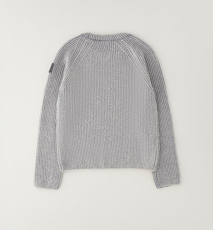 Maglione Bambino Sarabanda Grigio Rigato – Girocollo Morbido e Trendy