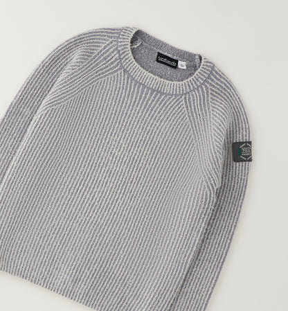 Maglione Bambino Sarabanda Grigio Rigato – Girocollo Morbido e Trendy