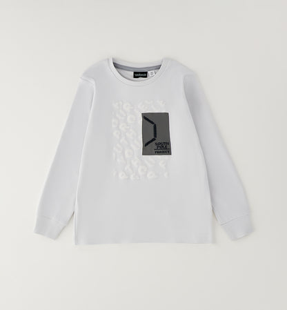 Maglietta Bambino Sarabanda Grigio Perla – Girocollo Elegante