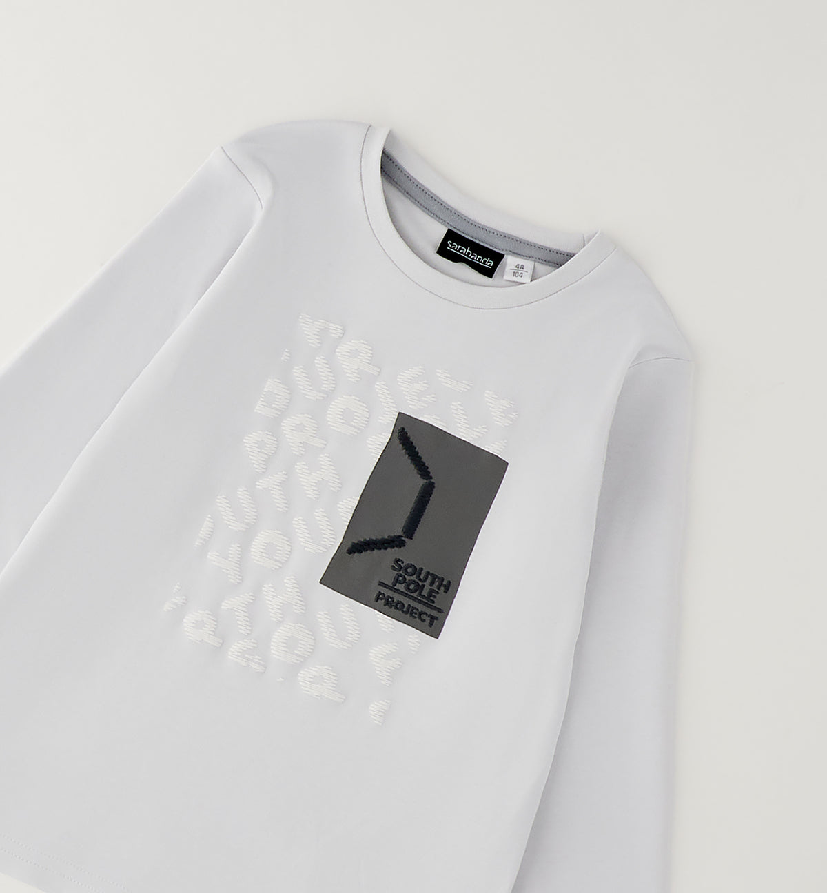 Maglietta Bambino Sarabanda Grigio Perla – Girocollo Elegante