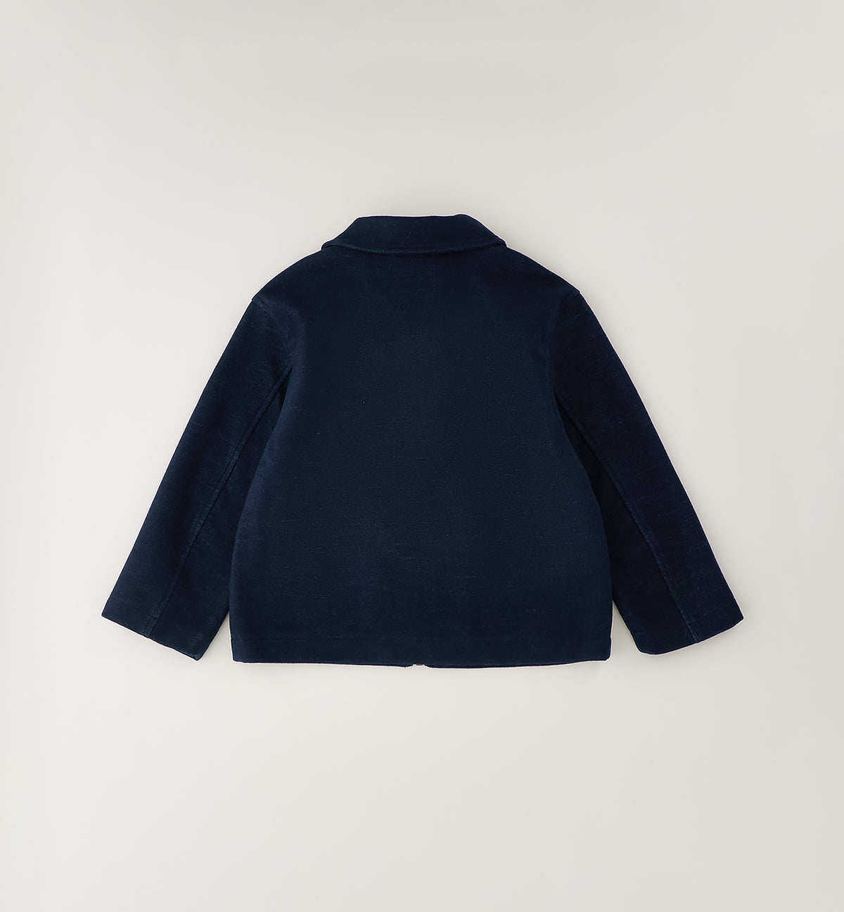 Giacchetto Bambino Blu Navy con Collo e Zip – Modello Box Versatile