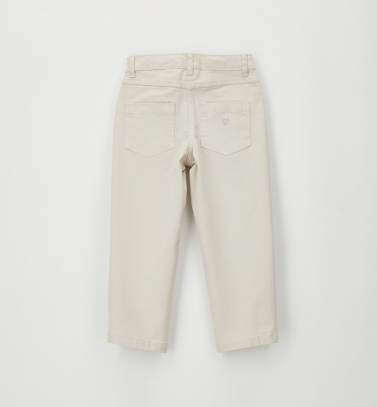 Pantalone Bambina Sarabanda Beige 2 Modelli in 1 – Barrel e Wide Leg