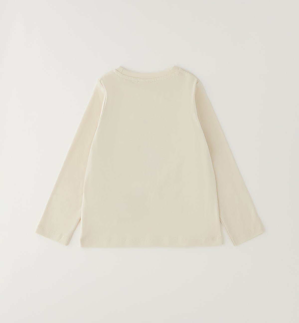 Maglietta Bambina Sarabanda Beige con Orso e Brilliantini – Girocollo