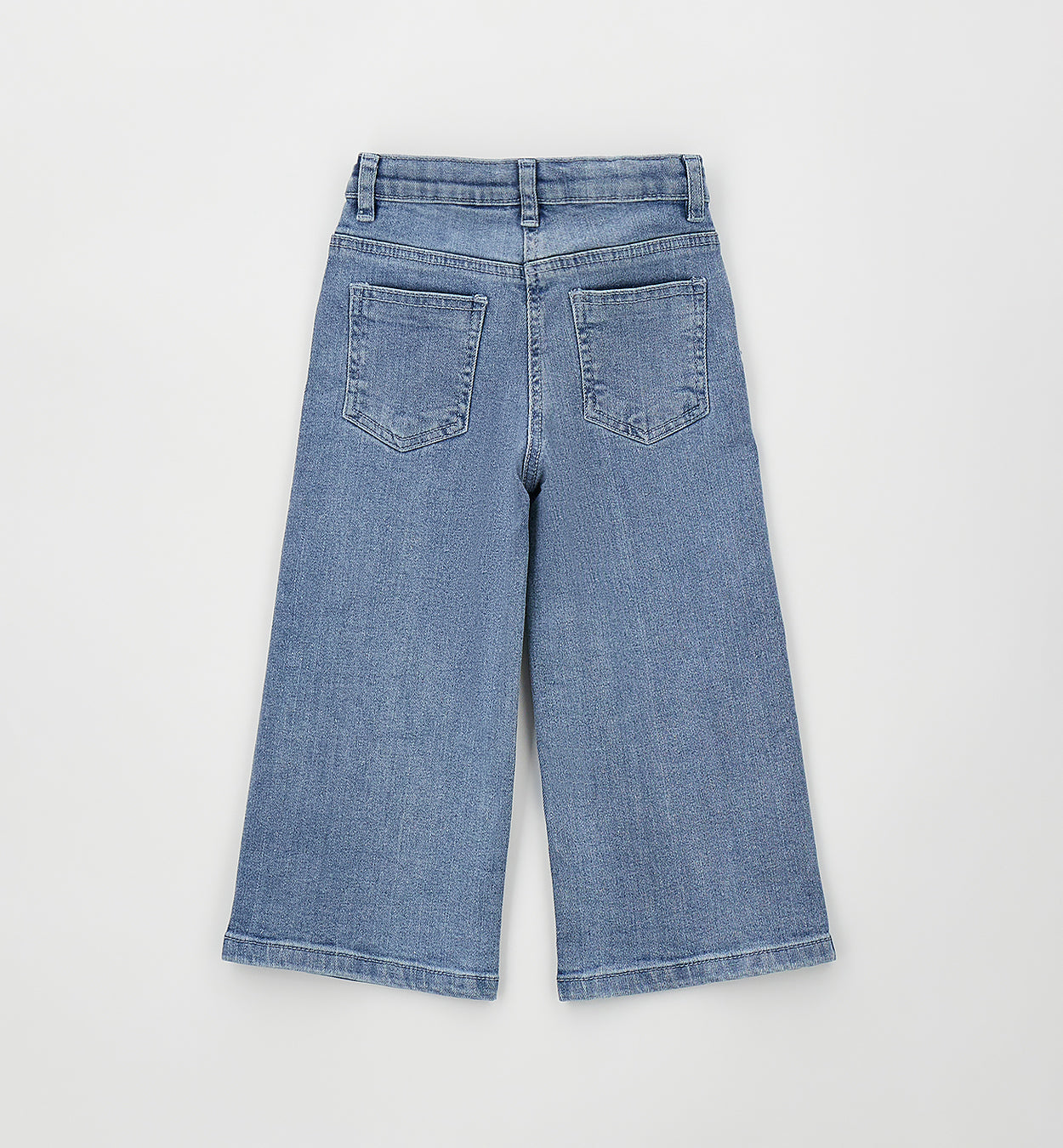Jeans Bambina Sarabanda Wide Leg con Brillantini – Jeans Chiaro