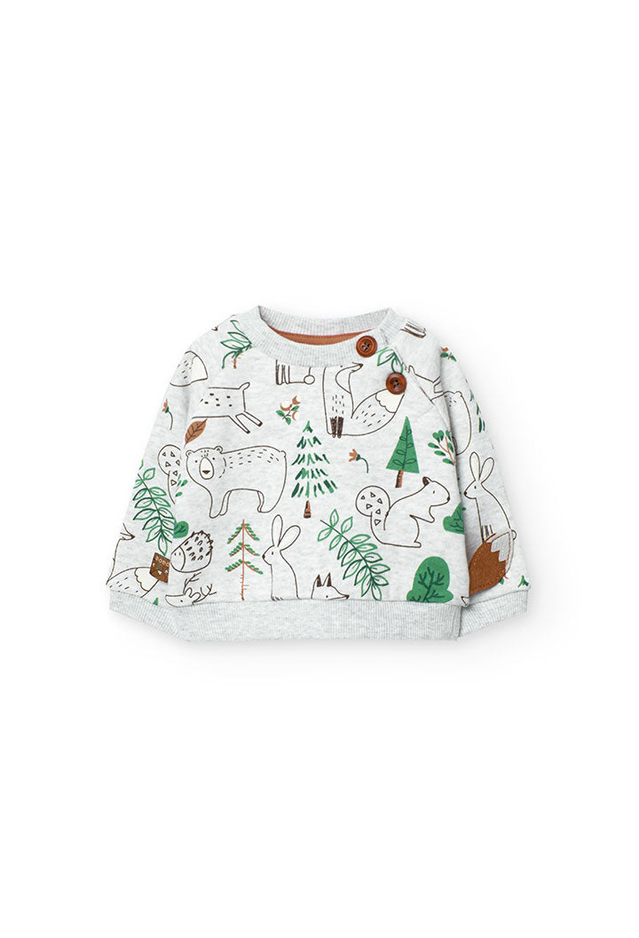 Forest sweatshirt for newborns Boboli 129147